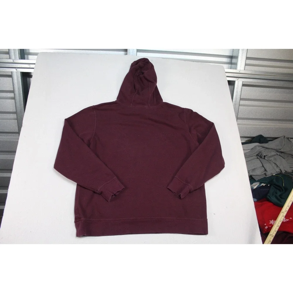 The North Face Men Red Hooded Sweater Casual Long Sleeve Size XL